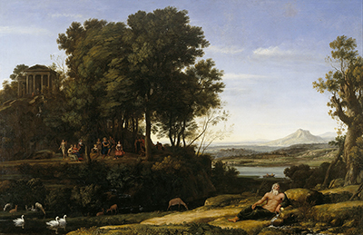 Landscape with Apollo and the Muses Claude Lorrain
